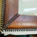 Leather Framed Mirror