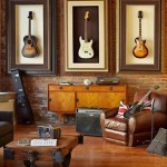 Shadow Box of Guitars