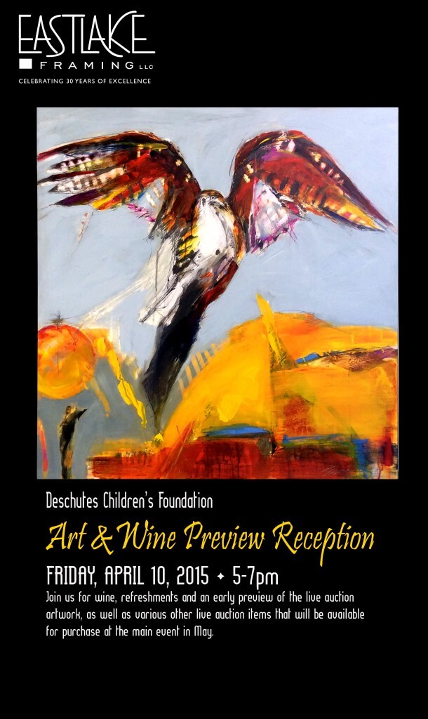 Art & Wine Preview Reception- Eastlake Framing, Bend Oregon