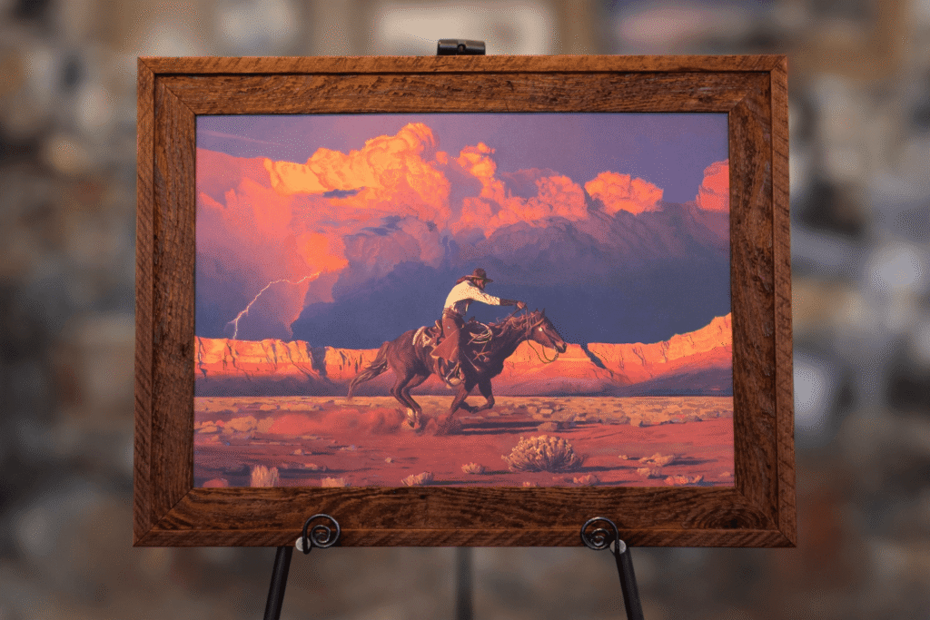 Photo by Marc Maggiori, barnwood frame by Mark Hipps